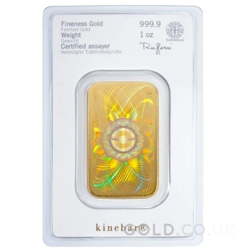 1oz Gold Kinebar Heraeus