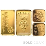 1g Gold Bars (Pre Owned)