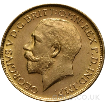 1915 Gold Sovereign Coin George V Sydney