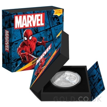 2023 Spider-Man Classic 1oz Proof Silver Coin Boxed