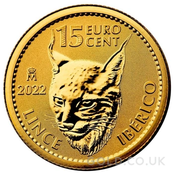 2022 1/10oz Spanish Gold Iberian Lynx Coin