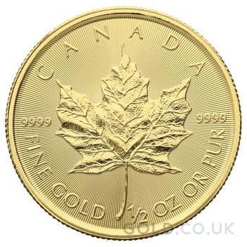 2019 1/2oz Canadian Maple Leaf Gold Coin
