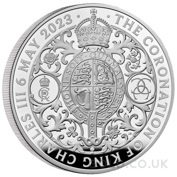 2023 1kg Silver Coronation of King Charles III Proof Coin Boxed