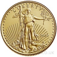 Tenth Ounce American Eagle Gold Coin (2020)