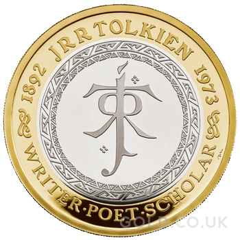 2023 JRR Tolkien Silver £2 Piedfort Proof Coin Boxed