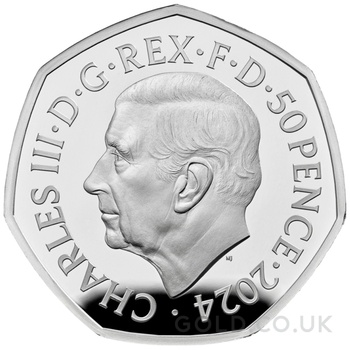2024 Piedfort Proof 50p Silver Coin 80th Anniversary of the D-Day Landings Boxed