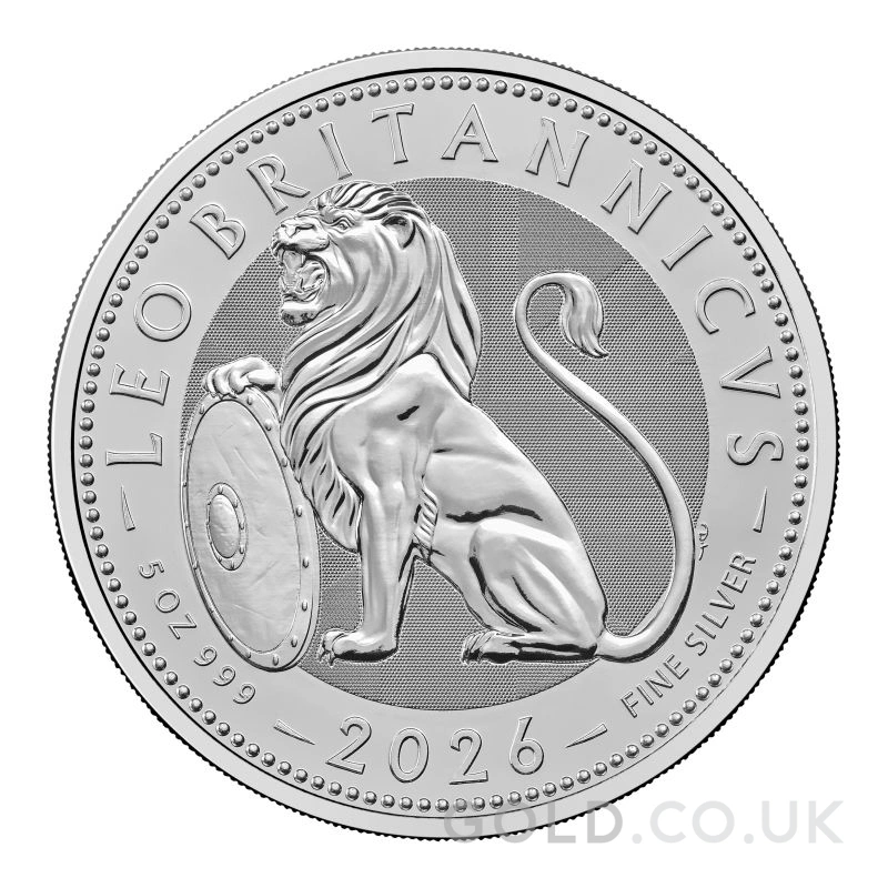 2026 The British Lion 5oz Silver Coin