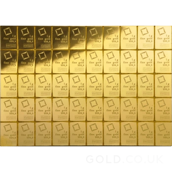 1g x 50 Gold Bar CombiBar