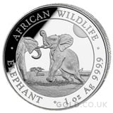 Somalian Elephant 1 Ounce Silver Coin (2024)