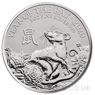 Silver 1oz Year of the Rat (2020)