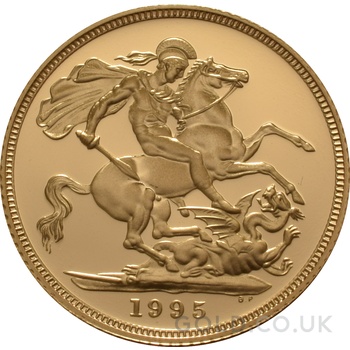 1995 Proof Gold Sovereign 3 Coin Set Boxed