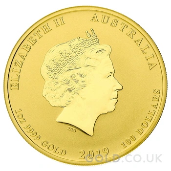 2019 1oz Perth Mint Year of the Pig Gold Coin