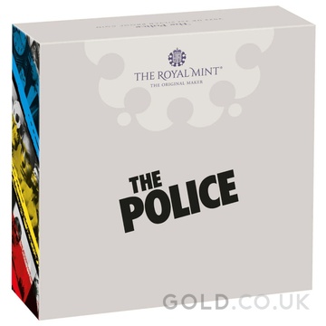 2023 Proof 2oz The Police Silver Coin Music Legends Boxed