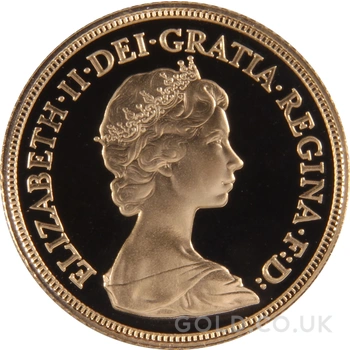 1981 Proof Gold Sovereign Boxed