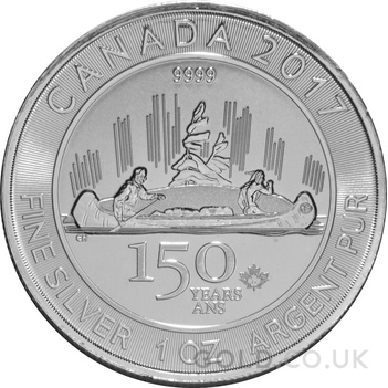 2017 1oz Silver Canadian Voyageur