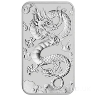 1oz Dragon Rectangular Silver Bar (2019)