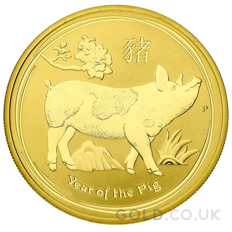 2019 1oz Perth Mint Year of the Pig Gold Coin