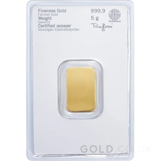5g Gold Bar Heraeus