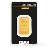 10g Argor-Heraeus Gold Bar