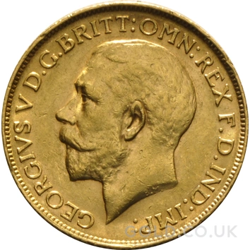 1915 Gold Sovereign Coin George V Perth