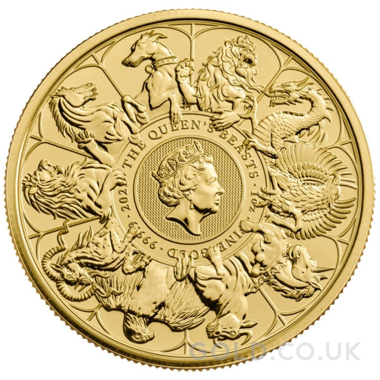 2021 Queen's Beasts Completer Gold Coin 1oz