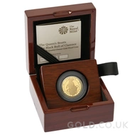 2018 1/4oz Quarter Ounce Proof Black Bull of Clarence Gold Coin Queen's Beasts Boxed