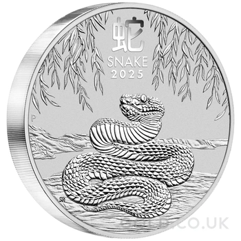 2025 Year of the Snake Silver Coin 1kg Perth Mint Australian Lunar Series