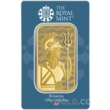 100g Britannia Gold Bar