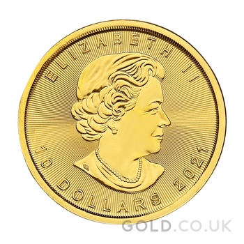 2021 1/4oz Canadian Maple Leaf Gold Coin