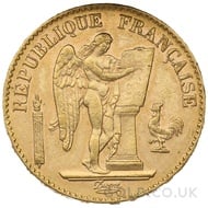 20 French Francs - Guardian Angel - A (1889)