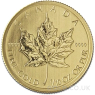1/10 Maple Leaf Gold Coins