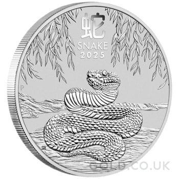 2025 Year of the Snake Silver Coin 1oz Perth Mint Australian Lunar Series
