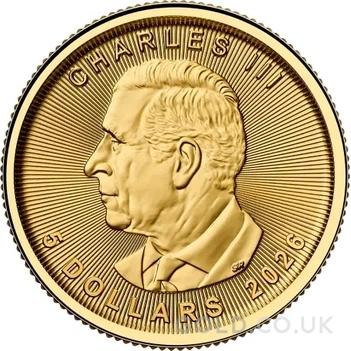 2026 1/10oz Canadian Maple Leaf Gold Coin