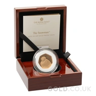 2020 The Snowman Fifty Pence Proof Gold Coin Boxed