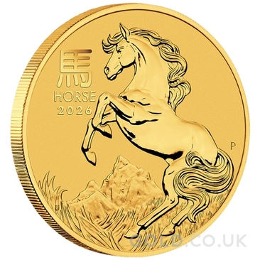 2026 Year of the Horse Gold Coin 1/4oz Perth Mint Australian Lunar Series