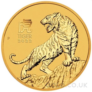 Gold Perth Mint Year of the Tiger 1oz (2022)