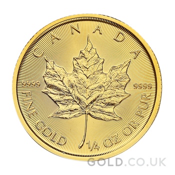 2021 1/4oz Canadian Maple Leaf Gold Coin