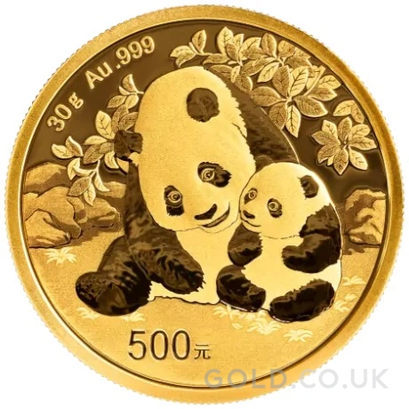 2024 30g Chinese Panda Gold Coin