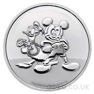 Mickey & Donald 1oz Silver Coin (2023)