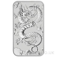 1oz Dragon Rectangular Silver Bar (2019)