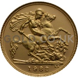 1982 Elizabeth II Decimal Head Gold Half Sovereign