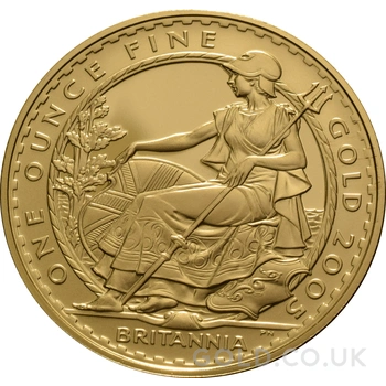 2005 Proof Gold Britannia 4 Coin Set Boxed