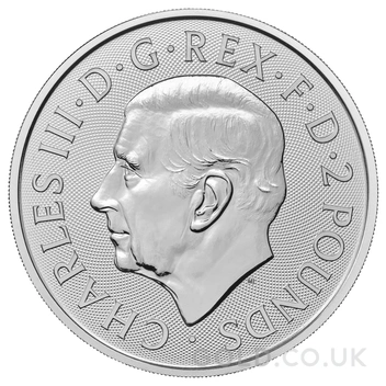 2024 1oz Silver King Charles III Britannia Coin Gift Boxed