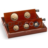 Gold Proof Sovereign Five Coin Boxed Set (2014)