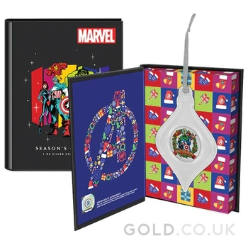 2023 Marvel Season’s Greetings 1oz Silver Coin Boxed