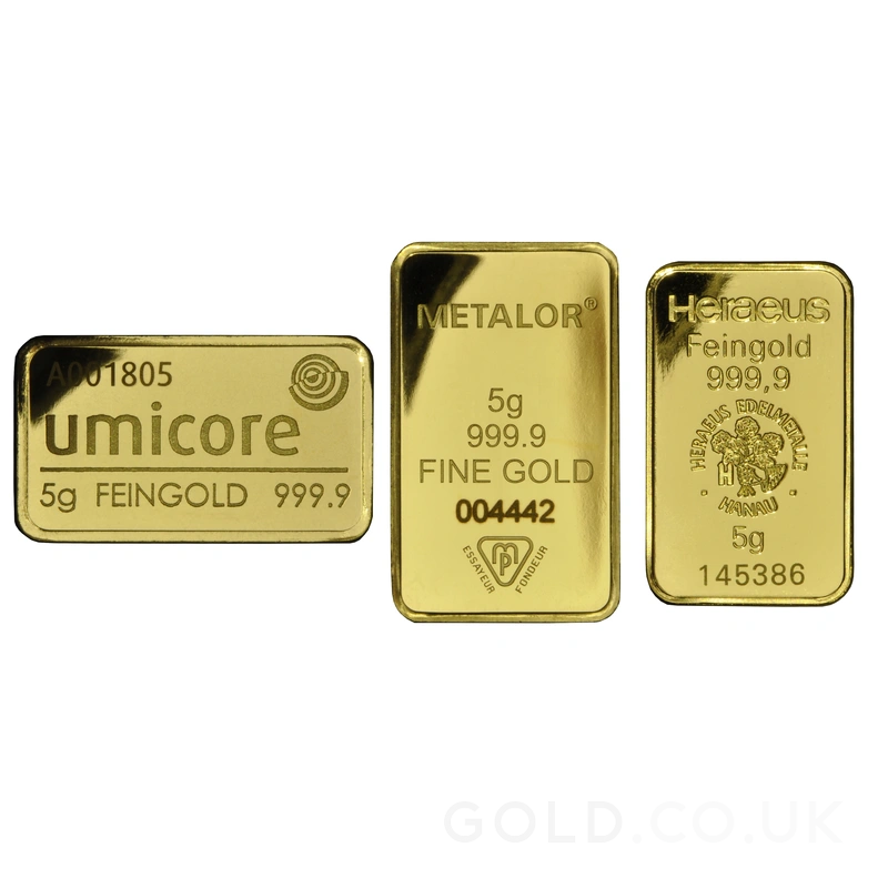 5g Gold Bars (Pre Owned)