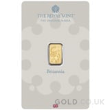1g Britannia Minted Gold Bar