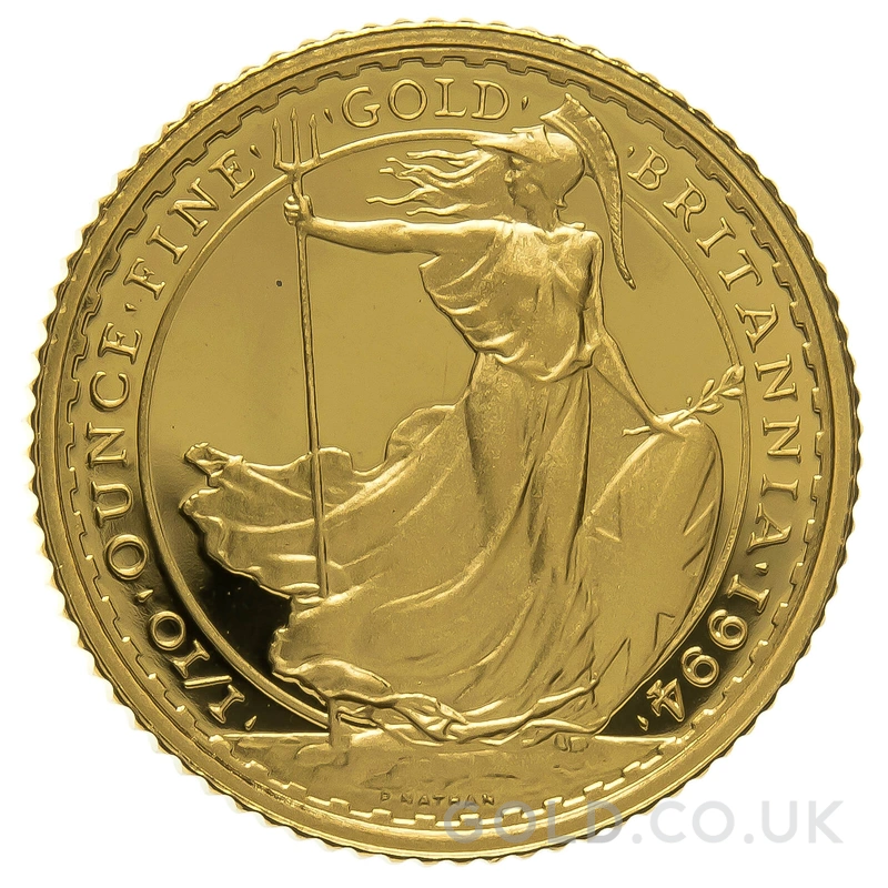 1994 Proof 1/10oz Gold Britannia Coin