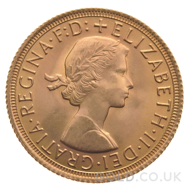 Gold Sovereign - Elizabeth II Young Head