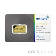 5g Umicore Gold Bar